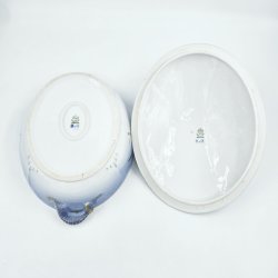M�gestel Oval L�gfad Med Guldkant nr 6A sortering 1 Sj�lden  