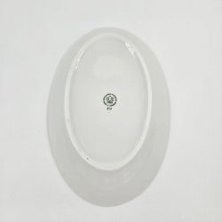 Erantis Oval Asiet nr. 39 Med Guldkant 1 sortering