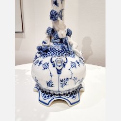 Musselmalet Helblonde Kandelaber nr. 1006. sortering 1 