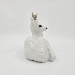 Royal Copenhagen Figur Hvid Hjort nr. 22607. sortering 1  