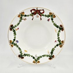 Royal Copenhagen Stjerne Rflet Jul Dyb Tallerken nr. 603. sortering 1