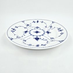 Musselmalet Riflet Frokosttallerken nr. 1-178. sortering 2 