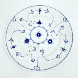 B &amp; G Musselmalet Frokosttallerken nr. 712. sortering 1 Hotelporceln  