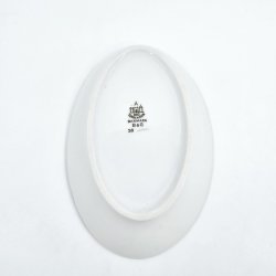 Mgestel Oval Asiet nr. 38 uden guldkant 2 sortering 