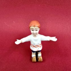 Royal Copenhagen Figur Dreng P Ski nr. 259. sortering 1