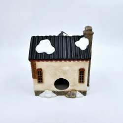 Firklveren Jule Hus Med Stjerner 