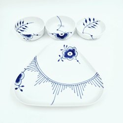 Bl Mega Riflet Serveringsst 24.5cm. 4 stk. sortering 1 