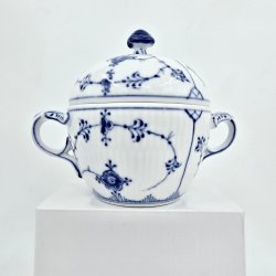 Musselmalet Riflet Sukkerskl nr. 1-244. sortering 2 