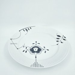 Sort Mega Riflet Middagstallerken nr. 627. sortering 2 