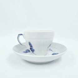 Bl� Blomst Svejfet Kaffekop nr. 10-1549. sortering 2 