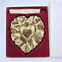 Royal Copenhagen Hjerte Med Guld 1 sortering 