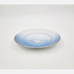 Mgestel Stor Kagetallerken nr. 28 Med Guldkant 1 sortering