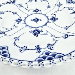 Musselmalet Helblonde Tallerken nr. 1-1085. sortering 1 