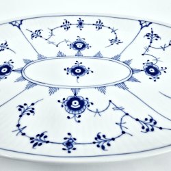 Musselmalet Riflet Oval asiet nr. 356. sortering 1 