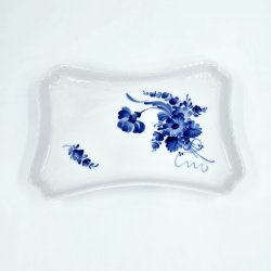 Bl� Blomst Svejfet Bakke nr. 10-1694. sortering 1