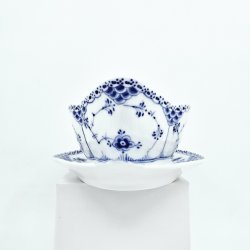 Musselmalet Halvblonde Riflet Sovseskl nr. 1-587. sortering 2