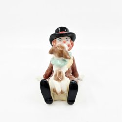 Royal Copenhagen Figur Klovn Med Hund nr. 212. sortering 1 