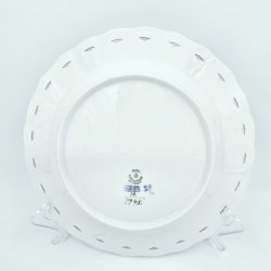 Bl Blomst Helblonde Middagstallerken nr. 10-1745. sortering 2 Sjlden  