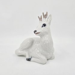 Royal Copenhagen Figur Hvid Hjort nr. 22607. sortering 1  