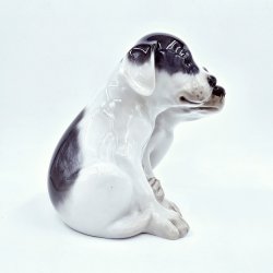 Royal Copenhagen Figur Pointer Hvalpe nr. 260. sortering 2  
