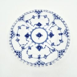 Musselmalet Helblonde Kagetallerken nr. 1-1088. sortering 1 