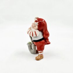 Royal Copenhagen Pixie Nisse Med Pibe nr. 182. Sortering 2  