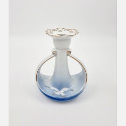 Mgestel Lysestage Med Blondekant nr. 72 Med Guldkant 1 sortering 