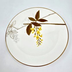 Royal Copenhagen Flora Tallerken Laburnum nr 622 sortering 1 