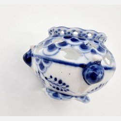 Musselmalet Helblonde Kuvert Vase nr. 1-1045. sortering 2 Sjlden