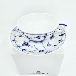 Musselmalet Riflet Tekop nr. 1-76. sortering 1