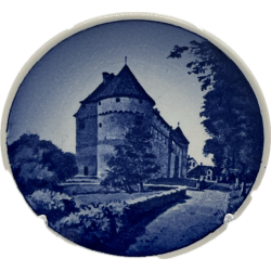 Royal Copenhagen Miniature Plate Nyborg Slot 56-2010 