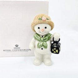 Royal Copenhagen Figur Snemand Mor Med Lygte nr. 170. sortering 1 