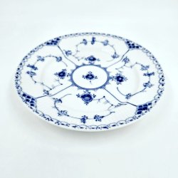 Musselmalet Halvblonde Sildetallerken nr. 1-573. sortering 2 