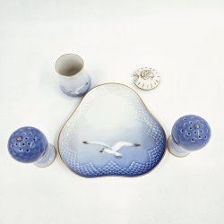 Mgestel Plate De Menage nr. 52D Med Guldkant 1 sortering  