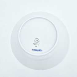 Musselmalet Riflet Dyb Tallerken nr. 600. sortering 2 