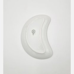 Mgestel Halvmne Asiet nr. 41 Med Guldkant 2 sortering  