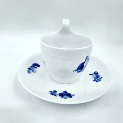 Bl� Blomst Flettet H�jhankskop nr. 10-8195. sortering 1 SJ�LDEN  