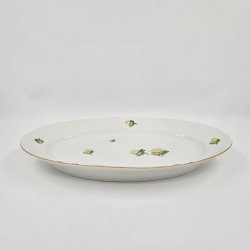 Erantis Ovalt Fad nr. 16 Med Guldkant 1 sortering 