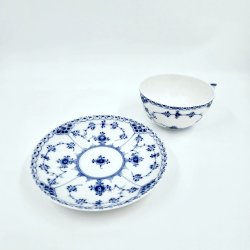 Musselmalet Halvblonde Tekop nr. 1-524. sortering 1