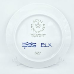 Bl� Mega Riflet Middagstallerken nr. 627. sortering 1 