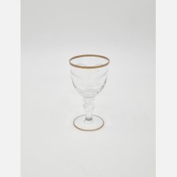 Mgeglas portvinglas Med Guldkant