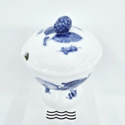 Bl Blomst Flettet Marmeladekrukke nr. 10-8142. sortering 1 Sjlden