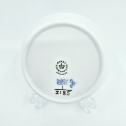 Musselmalet Riflet Rund Asiet nr. 1-2185. sortering 1