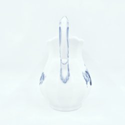 Bl� Blomst Kantet Stor Kande nr. 10-8526. sortering 2  