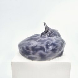 Royal Copenhagen Figur Sovende Kat nr. 422. sortering 1 