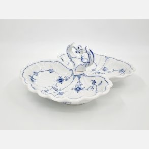 Musselmalet Riflet Cabaretfad nr. 1-395. sortering 1 Sjlden 