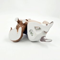B &amp; G FIgur Dreng Med Gravhund  nr. 1951. sortering 2  