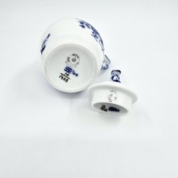 Bl Blomst Svejfet Chokoladekande nr. 10-1508. sortering 1 Sjlden