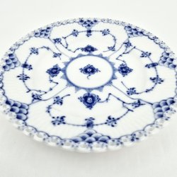 Musselmalet Helblonde Kagetallerken nr. 1-1088. sortering 1 