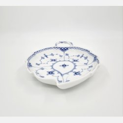 Musselmalet Halvblonde Stor Blad Asiet nr. 1-549. sorterin 2 